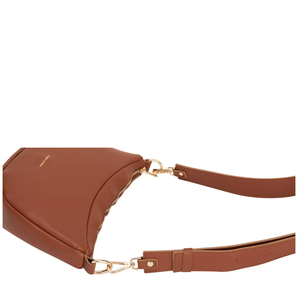 Single Strap Slouch Bag - Tan