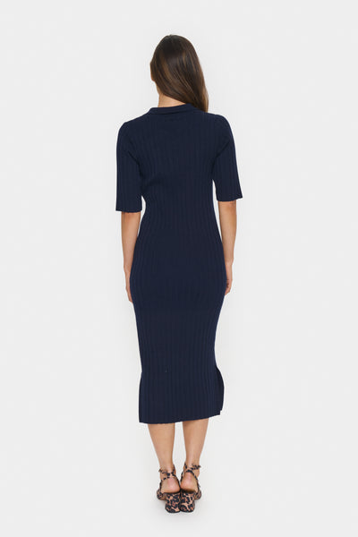 Juanna Polo Dress - Baritone Blue