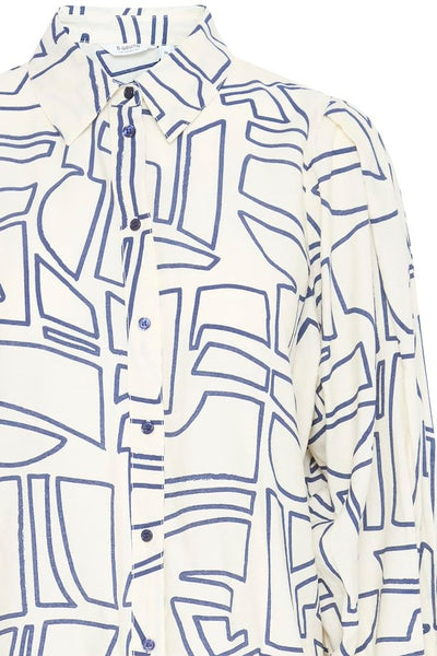 Ilya Shirt - Geo Outline Print