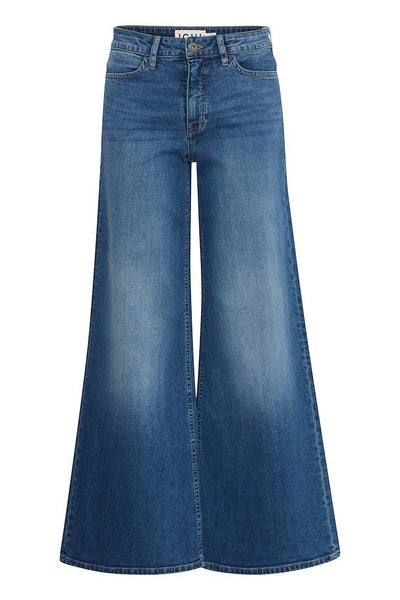 Twiggy Raven Wide Leg Jeans - Dark Wash